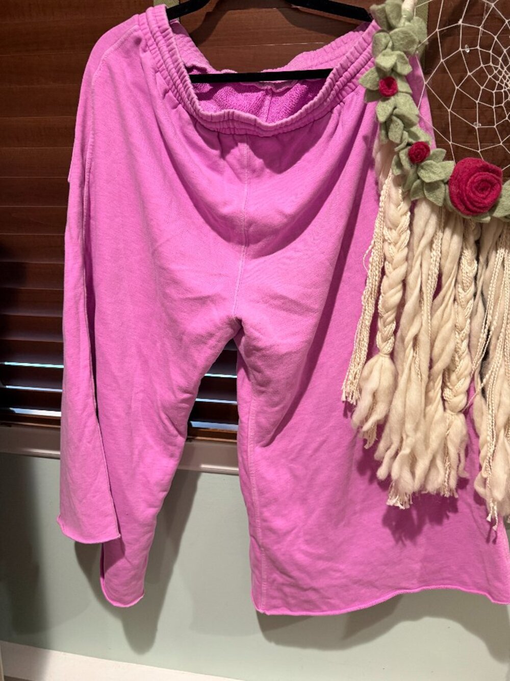 Free People Movement Pink Wide Leg Sweatpants